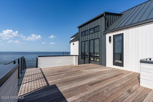 2 Brant Dr Lot 5.01, Atlantic Highlands, NJ 07716 - wooden deck with a water view