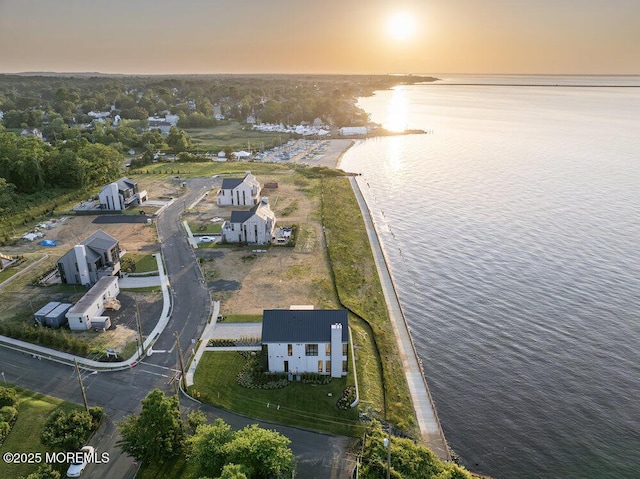 2 Brant Dr Lot 5.01, Atlantic Highlands, NJ 07716 - aerial view at dusk of a water view