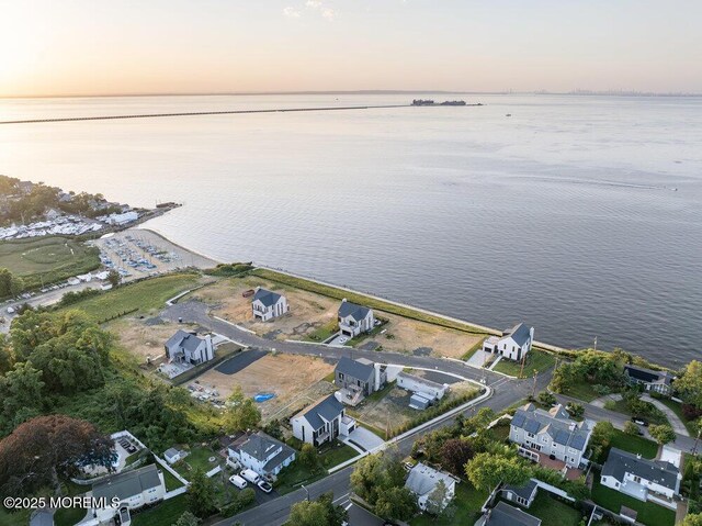 2 Brant Dr Lot 5.01, Atlantic Highlands, NJ 07716 - aerial view at dusk of a water view