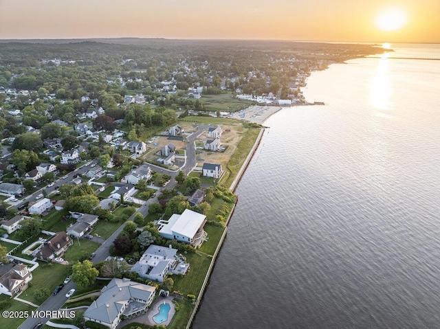 2 Brant Dr Lot 5.01, Atlantic Highlands, NJ 07716 - aerial view at dusk of a water view and a residential view