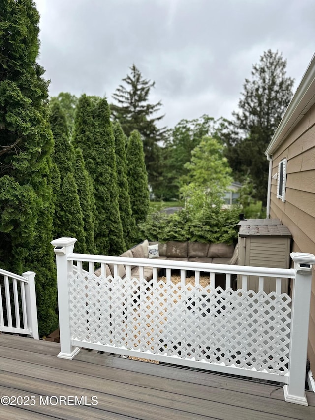 138 Oak Dr, Manchester, NJ 08759 - view of wooden deck