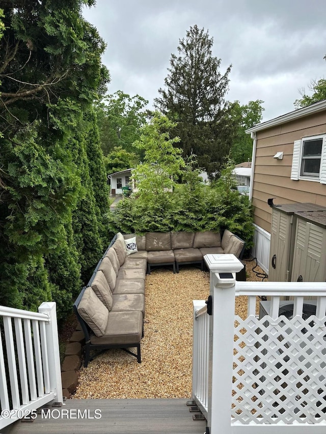 138 Oak Dr, Manchester, NJ 08759 - view of patio featuring an outdoor hangout area