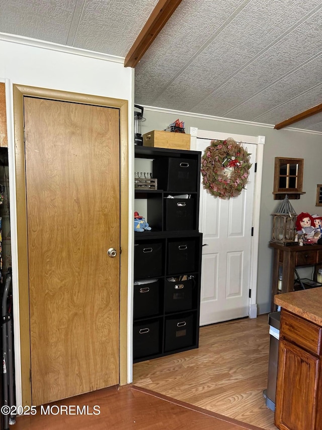 138 Oak Dr, Manchester, NJ 08759 - entryway with light wood-style floors