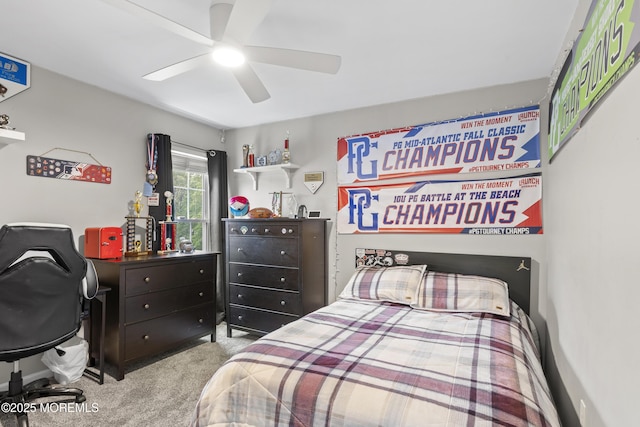 1 Kennedy Ct, Jackson, NJ 08527 - bedroom with carpet floors and a ceiling fan