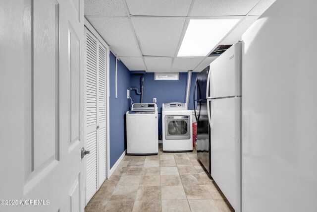 20 Delaware Ave, West Long Branch, NJ 07764 - washroom featuring washer and clothes dryer