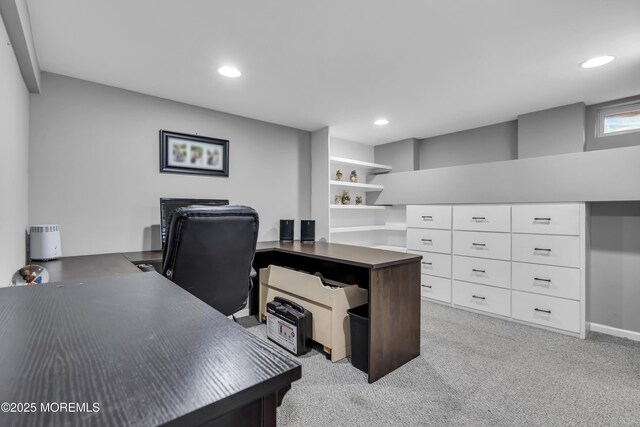 20 Delaware Ave, West Long Branch, NJ 07764 - home office with recessed lighting and light carpet