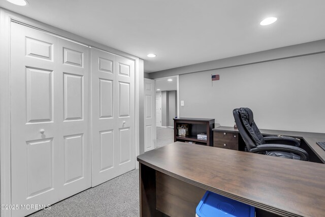 20 Delaware Ave, West Long Branch, NJ 07764 - office area with recessed lighting and carpet flooring