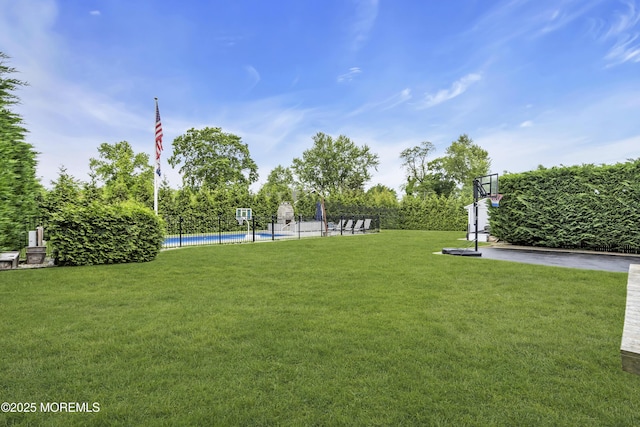 20 Delaware Ave, West Long Branch, NJ 07764 - view of yard featuring community basketball court