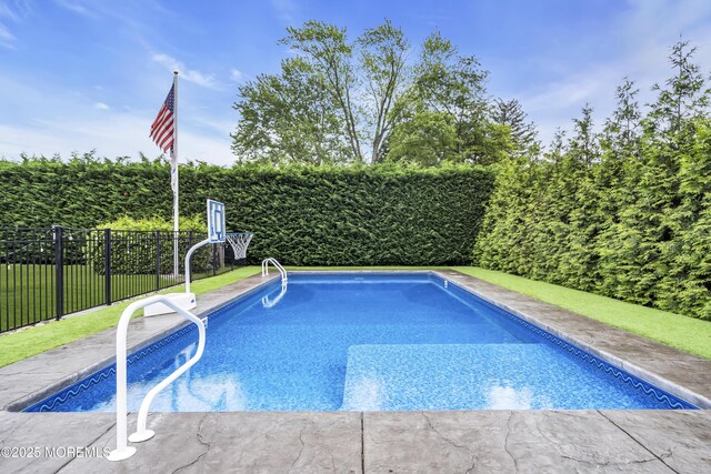 20 Delaware Ave, West Long Branch, NJ 07764 - view of swimming pool featuring a fenced backyard