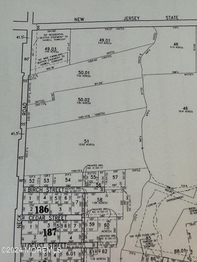 371 Colts Neck Rd, Farmingdale, NJ 07727 - map of parcels