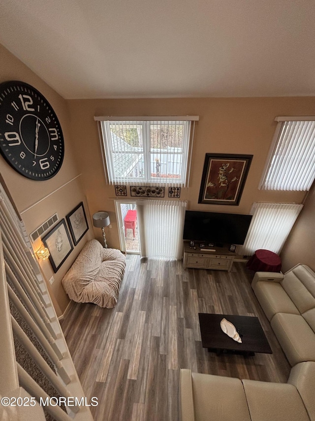 56 Turnberry Cir Unit 138, Toms River, NJ 08753 - living room featuring wood finished floors