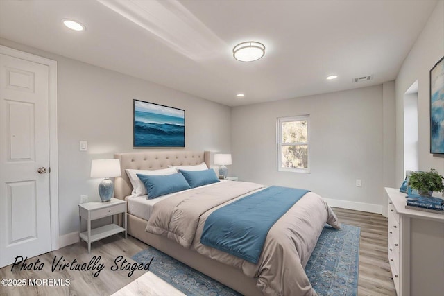 31 Smullen St, Sayreville, NJ 08872 - bedroom with baseboards, wood finished floors, and recessed lighting