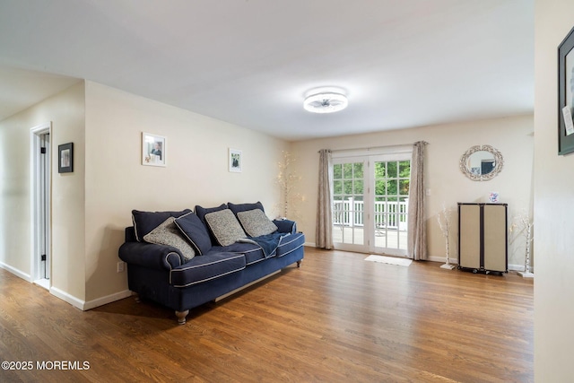 20 Sugarbush Rd, Howell, NJ 07731 - living area with wood finished floors and baseboards