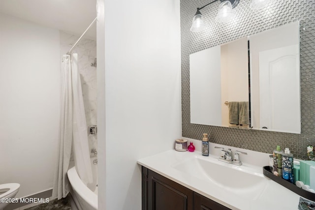 20 Sugarbush Rd, Howell, NJ 07731 - full bath featuring vanity, toilet, and shower / bath combo