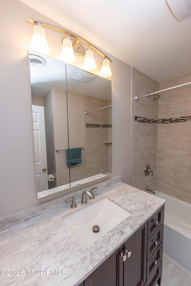 28 Fir Rd Unit 21, Manahawkin, NJ 08050 - full bathroom with washtub / shower combination and vanity