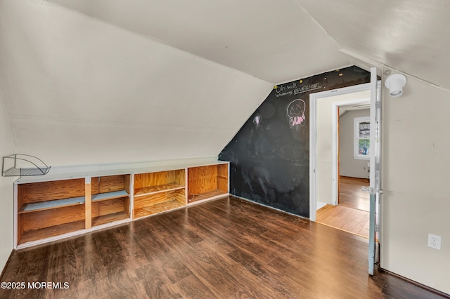 443 Shady Ln, Howell, NJ 07731 - additional living space featuring vaulted ceiling and wood finished floors