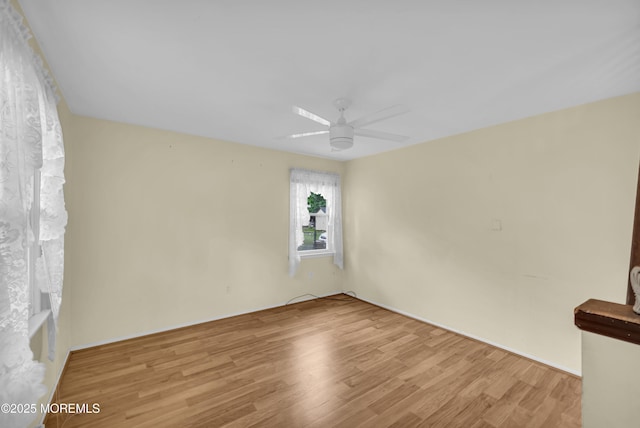 443 Shady Ln, Howell, NJ 07731 - spare room with wood finished floors and a ceiling fan