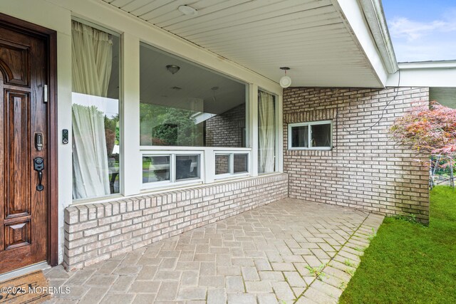 606 Deal Rd, Oakhurst, NJ 07755 - view of covered porch
