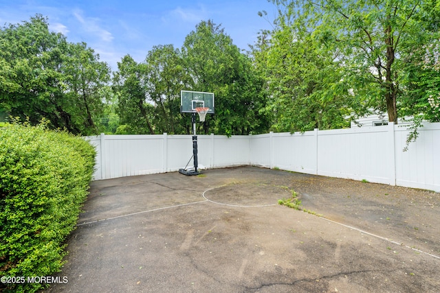 606 Deal Rd, Oakhurst, NJ 07755 - view of sport court featuring basketball hoop