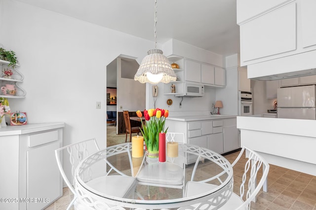 4 Mason Dr, Hazlet, NJ 07730 - dining room featuring a chandelier