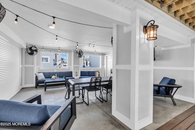 123 W Cove Way, Lavallette, NJ 08735 - view of patio / terrace featuring an outdoor living space