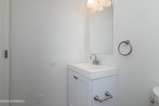 68 Elm St, Beachwood, NJ 08722 - half bathroom with vanity and toilet