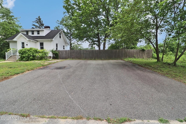 1600 Lawrence Ave, Toms River, NJ 08757 - view of side of home with a chimney