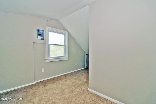 1600 Lawrence Ave, Toms River, NJ 08757 - additional living space featuring vaulted ceiling, carpet flooring, and baseboards