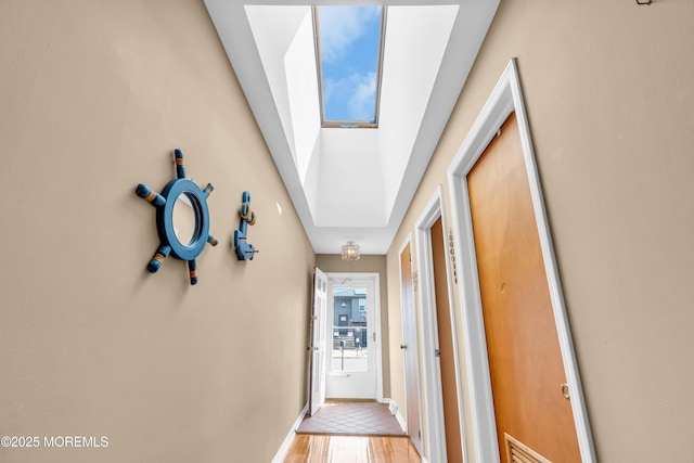21 Clearwater Way, Toms River, NJ 08753 - hall featuring light wood finished floors and baseboards