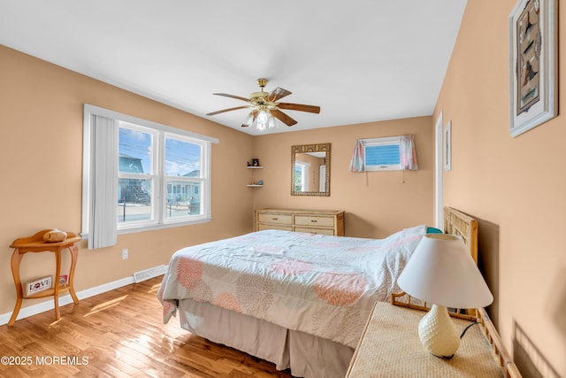 21 Clearwater Way, Toms River, NJ 08753 - bedroom featuring wood finished floors, baseboards, and a ceiling fan
