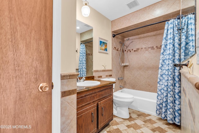 21 Clearwater Way, Toms River, NJ 08753 - full bath featuring shower / tub combo with curtain, vanity, and toilet