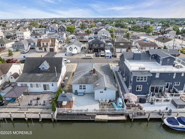 21 Clearwater Way, Toms River, NJ 08753 - aerial perspective of suburban area featuring a large body of water