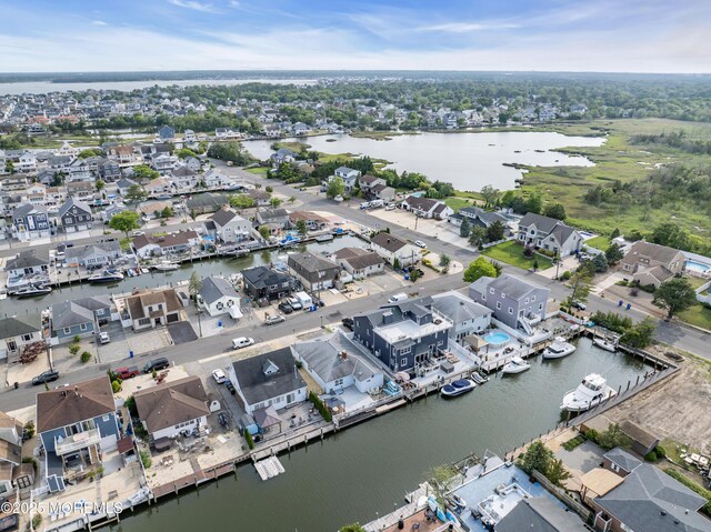 21 Clearwater Way, Toms River, NJ 08753 - aerial view of property's location with a large body of water and nearby suburban area