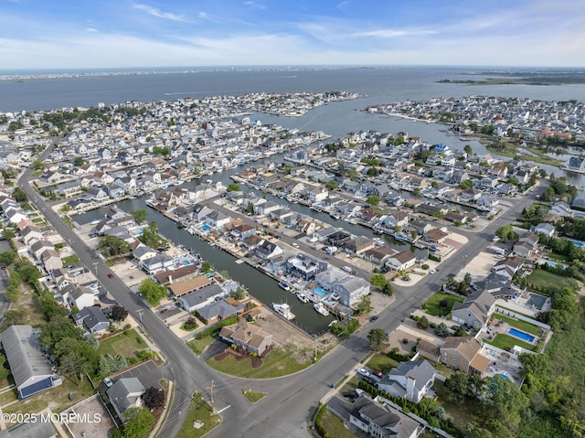 21 Clearwater Way, Toms River, NJ 08753 - aerial view of property and surrounding area with a nearby body of water and nearby suburban area