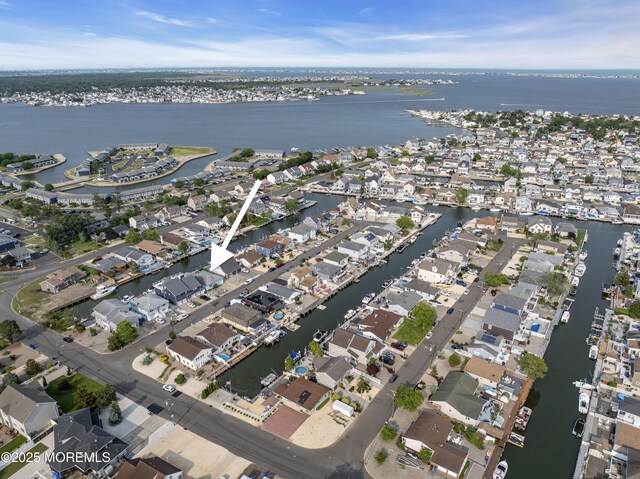 21 Clearwater Way, Toms River, NJ 08753 - aerial view of property and surrounding area with a nearby body of water and nearby suburban area