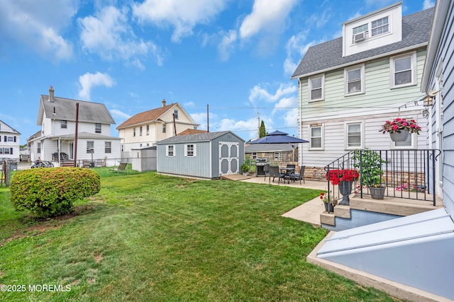 143 Emerson St, Carteret, NJ 07008 - view of yard with a patio, a residential view, and a gazebo