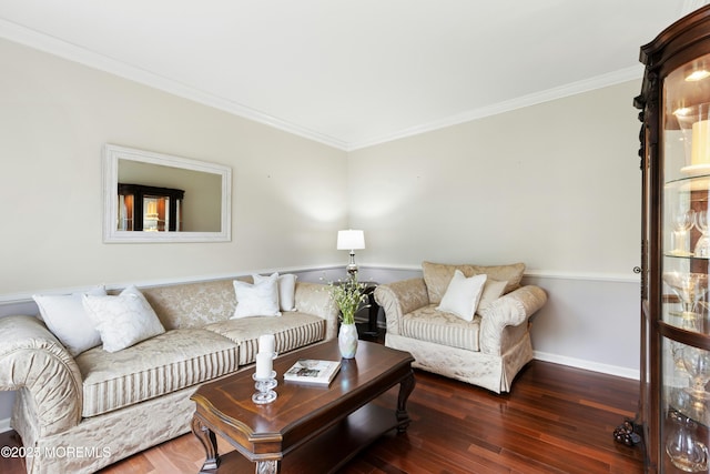 7 Topaz Dr, Jackson, NJ 08527 - living area with crown molding and wood finished floors