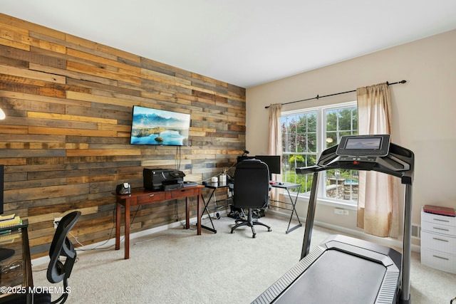 7 Topaz Dr, Jackson, NJ 08527 - office space with wooden walls and carpet floors