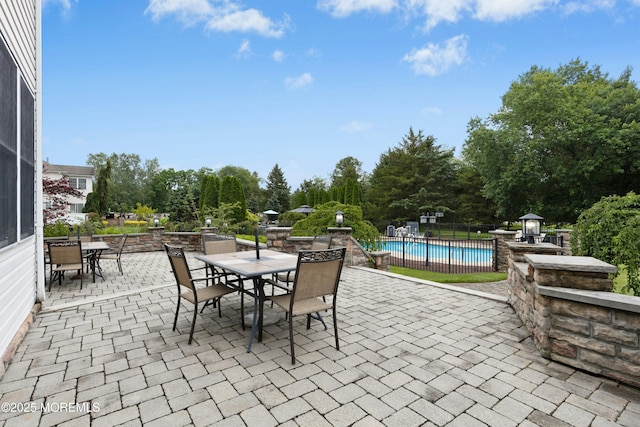7 Topaz Dr, Jackson, NJ 08527 - view of patio featuring outdoor dining space and view of wooded area