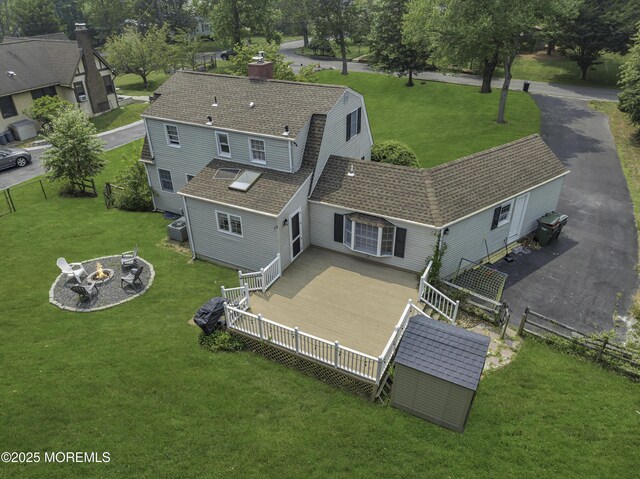 7 Elizabeth Pkwy, Eatontown, NJ 07724 - aerial view of property and surrounding area