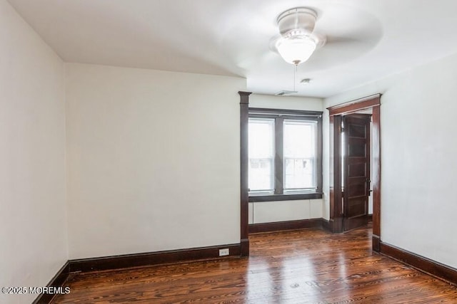 147 Joseph St, East Brunswick, NJ 08816 - empty room featuring wood finished floors and a ceiling fan