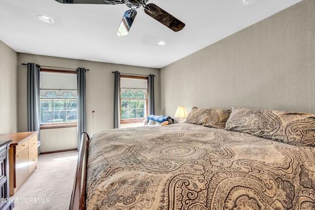 330 Green Grove Rd, Ocean Twp, NJ 07712 - bedroom featuring light colored carpet, recessed lighting, and baseboards