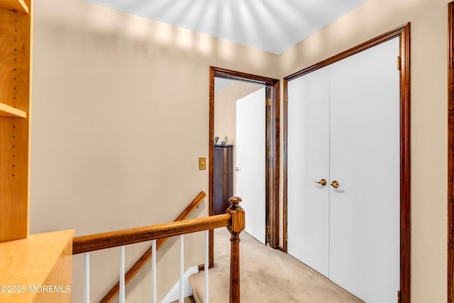 330 Green Grove Rd, Ocean Twp, NJ 07712 - hall featuring an upstairs landing and light carpet