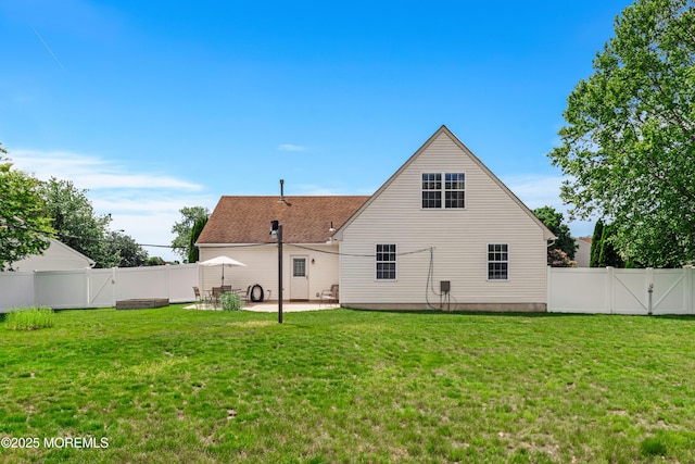 11 Adler Cir, Lumberton, NJ 08048 - rear view of property with a patio and a gate