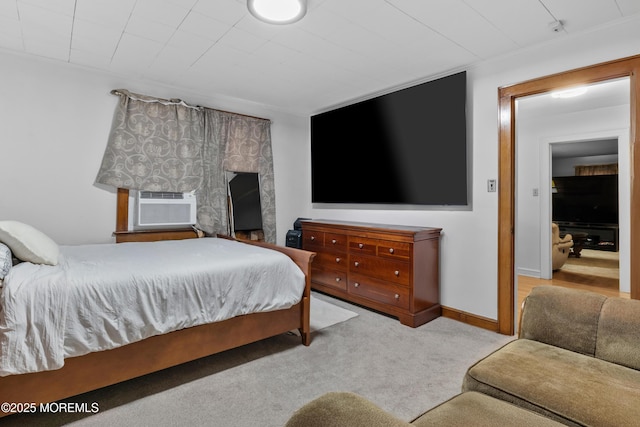 1020 Raritan Ave, Highland Park, NJ 08904 - bedroom featuring carpet floors, cooling unit, and baseboards