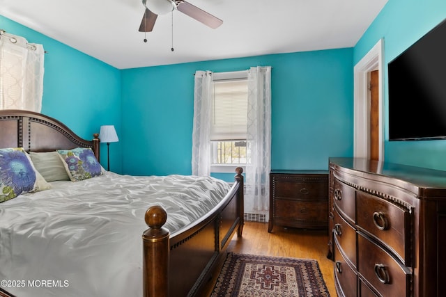 1020 Raritan Ave, Highland Park, NJ 08904 - bedroom featuring wood finished floors and ceiling fan