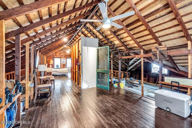 110 2nd Ave, Seaside Park, NJ 08752 - unfinished attic with an upstairs landing