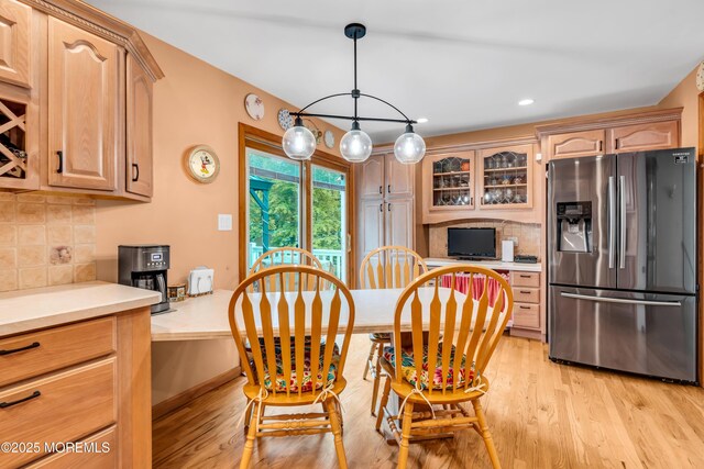 50 Darien Rd, Howell, NJ 07731 - dining space featuring light wood-style flooring and recessed lighting