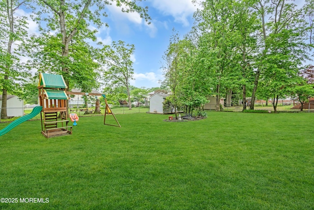 50 Darien Rd, Howell, NJ 07731 - view of yard with a playground