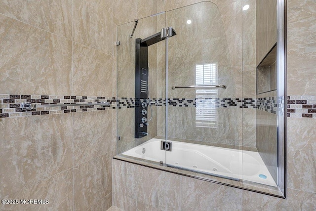 43 Saint Johns Dr, Freehold, NJ 07728 - full bath featuring a combined bath / shower with jetted tub